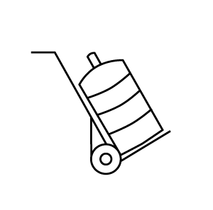 Gas cylinder trolley